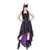 Sinister - 1018 Jupe haute - Noir/Violet Product image